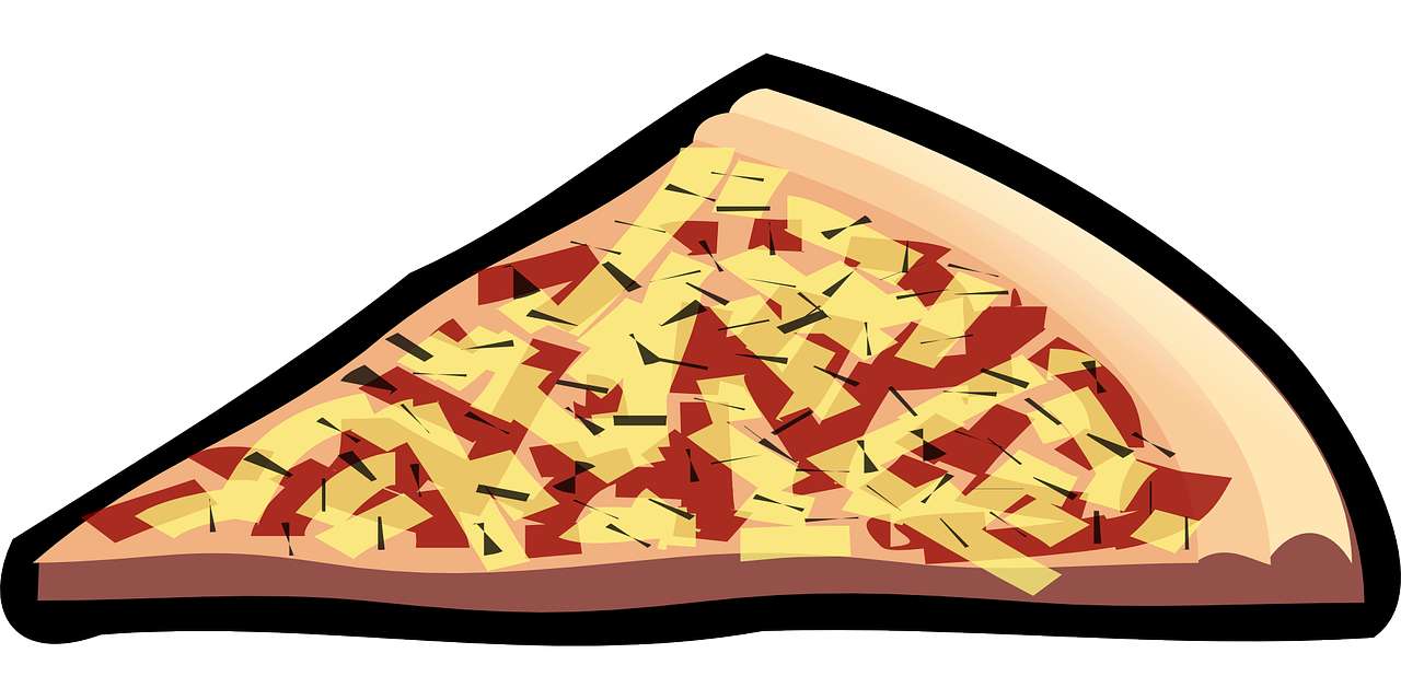 Pizza z oregano- ilustracja- układanka puzzle online