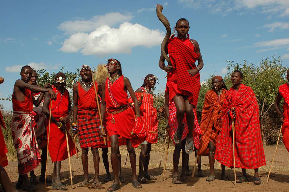 plemię afrykańskich masajów puzzle online