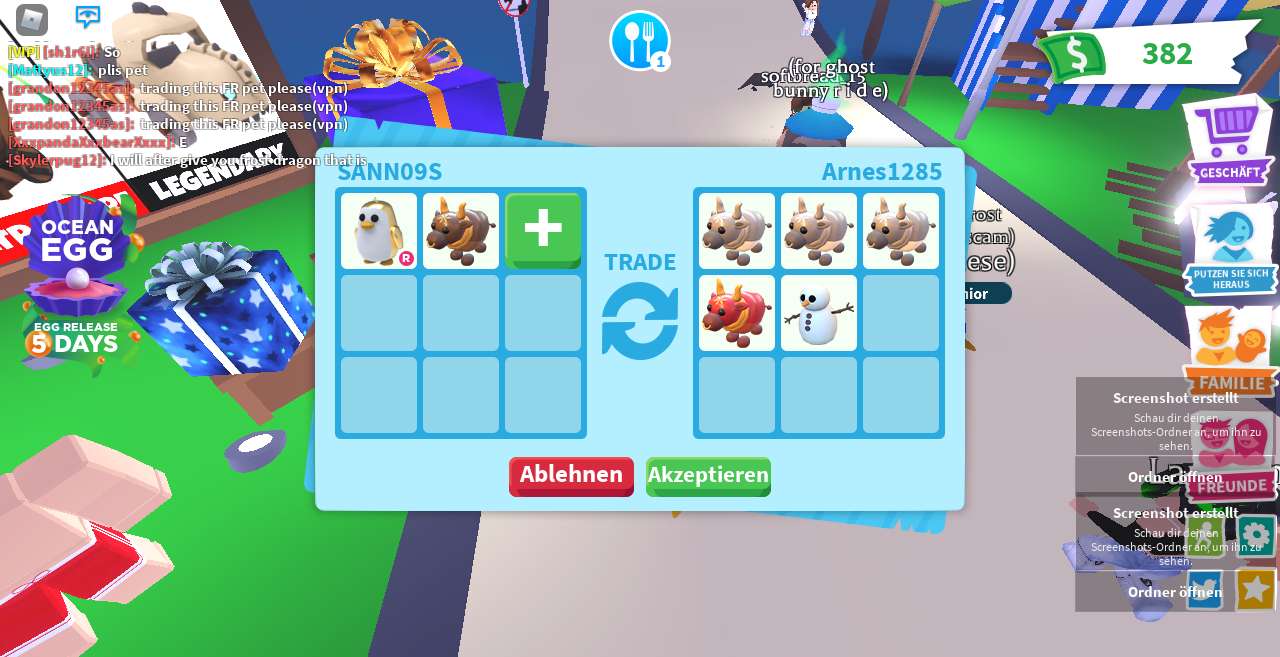Roblox adopt me trading value
