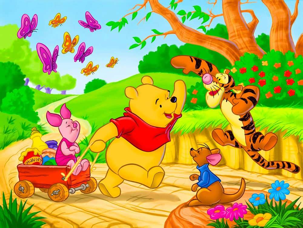 Winnie the Pooh und ein Flitterwochenbaum Puzzle