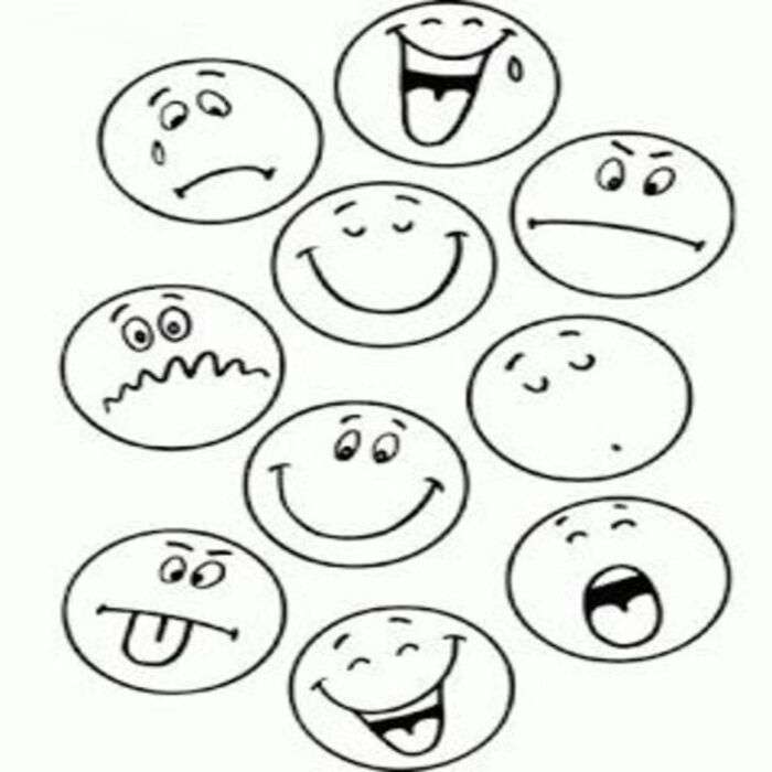 emocje emojis. puzzle online