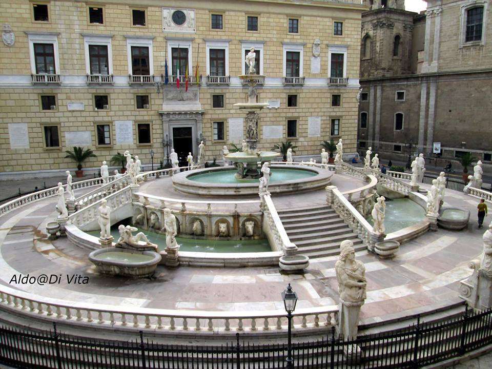 Palermo- fontanna puzzle online