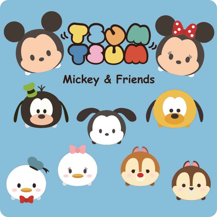 Tsum Tsum Mickey and Friends puzzle online