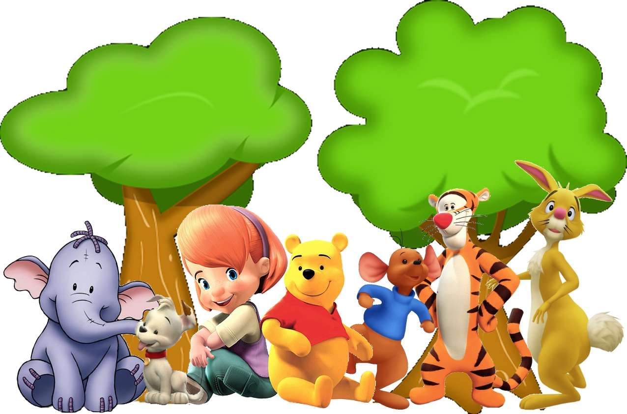Tygrys i przyjaciele puzzle online
