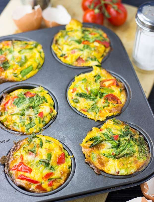 Muffiny jajeczne z warzywami puzzle online