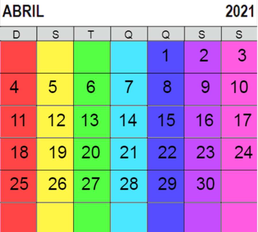 Kalendarz puzzle online