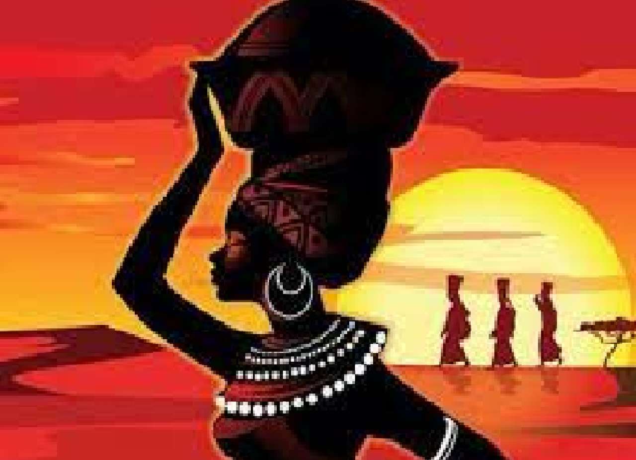 Kultura afrykańska puzzle online