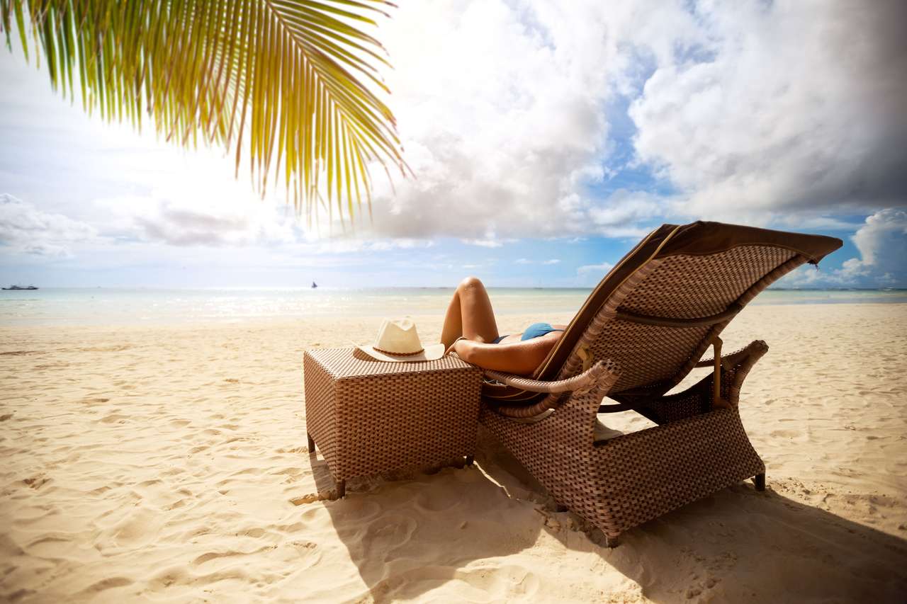 Relaks na plaży puzzle online