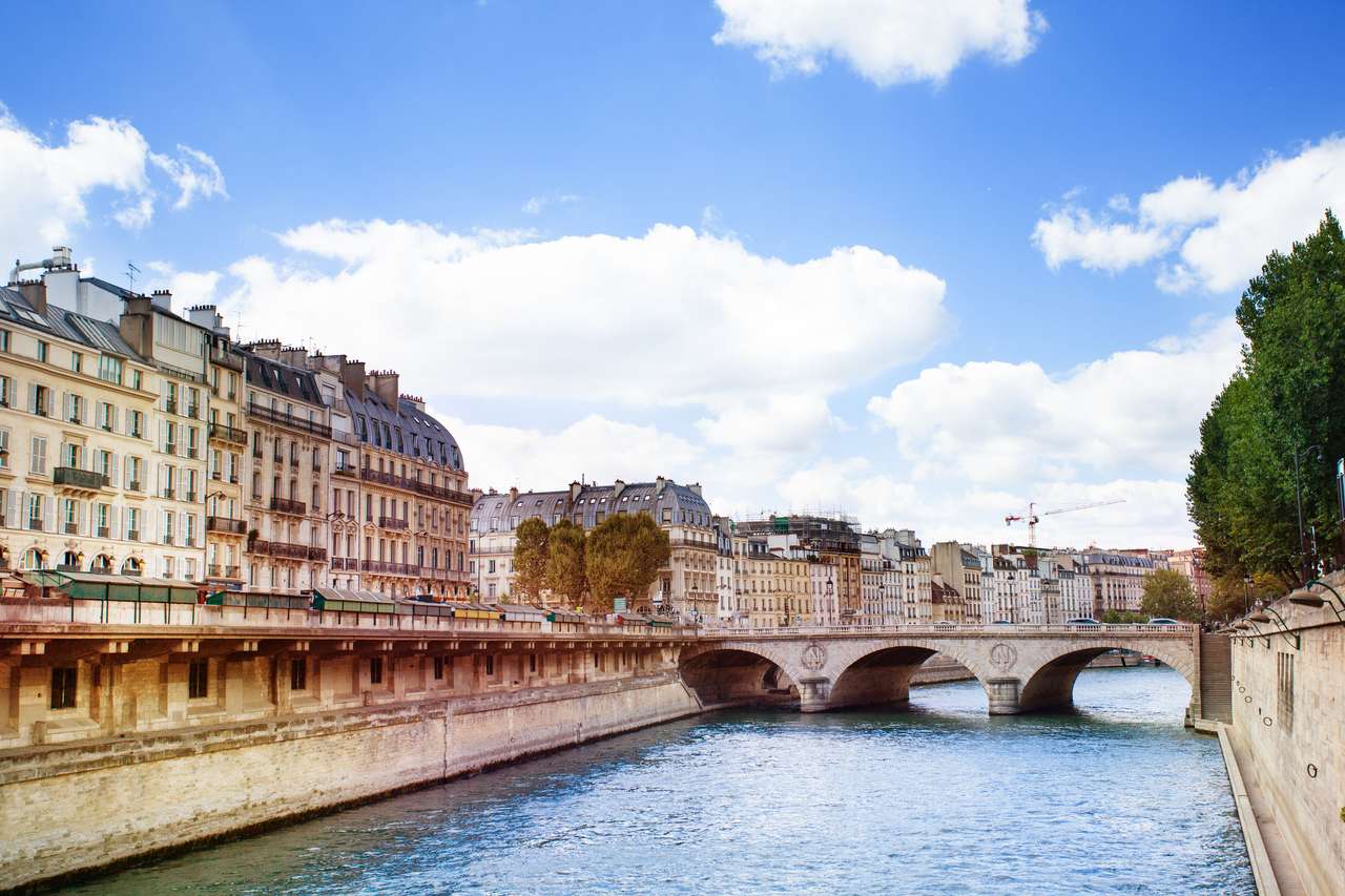 Most w Paryżu puzzle online