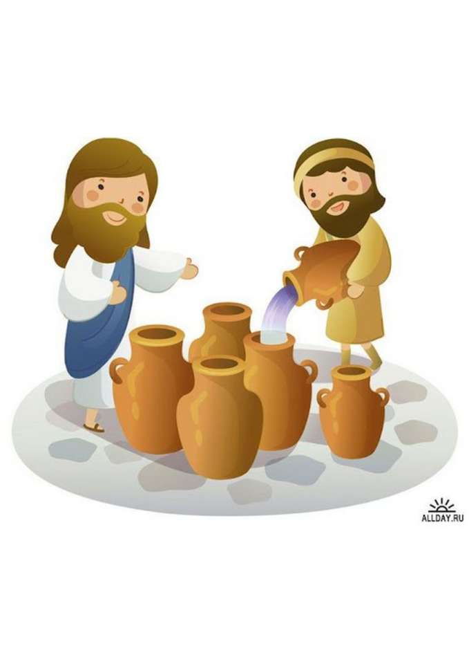 Jesus turns the water into wine - Puzzle Factory