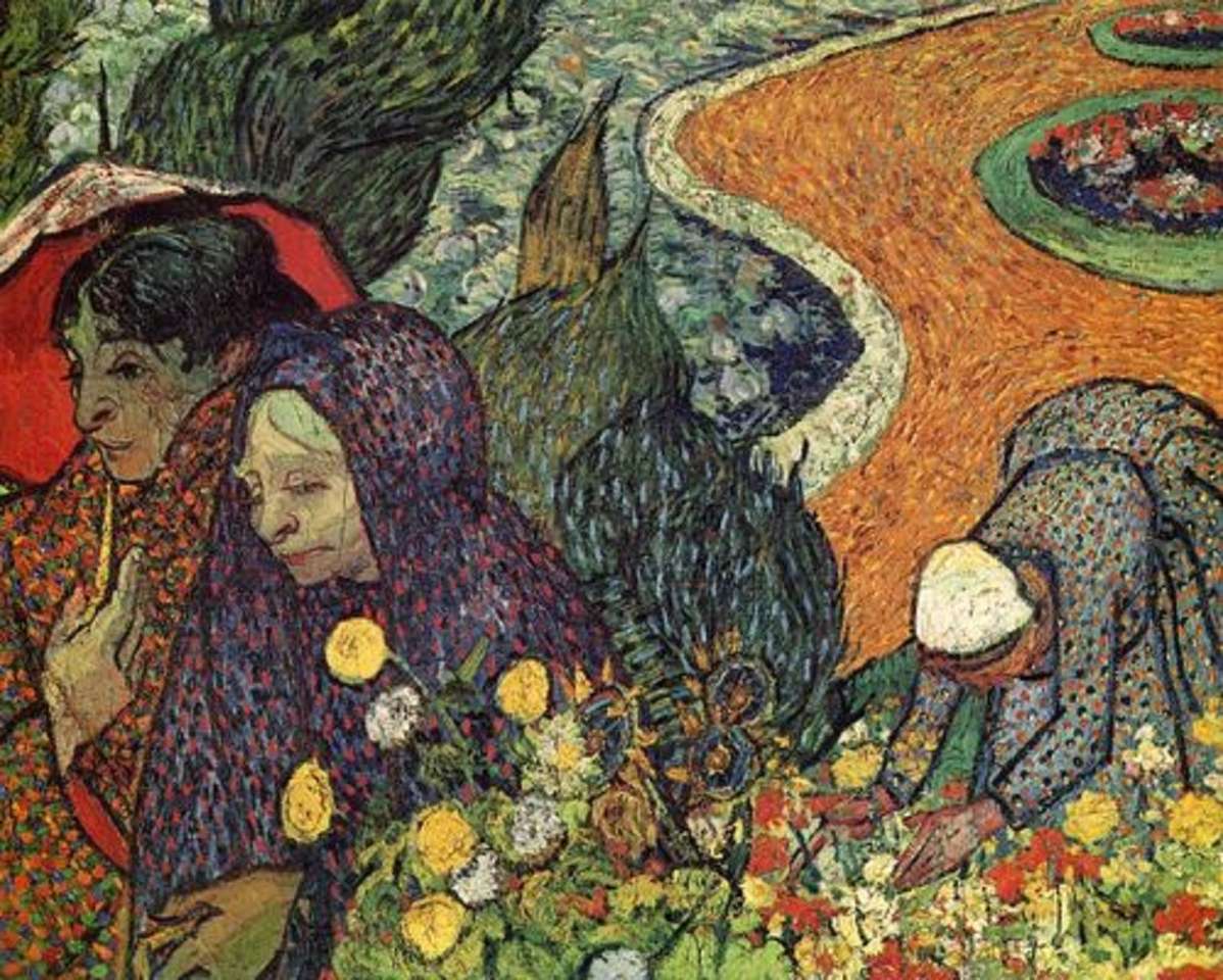 "Pamięć o ogrodzie Eden" Van Gogh puzzle online