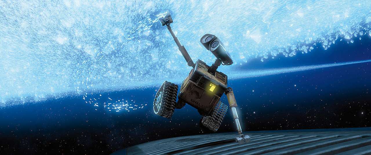 Wall-E w kosmosie puzzle online