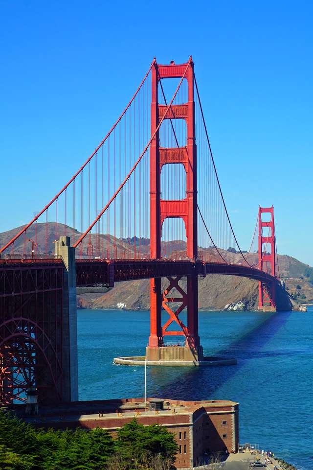 Golden Gate Bridge widziany z południa puzzle online
