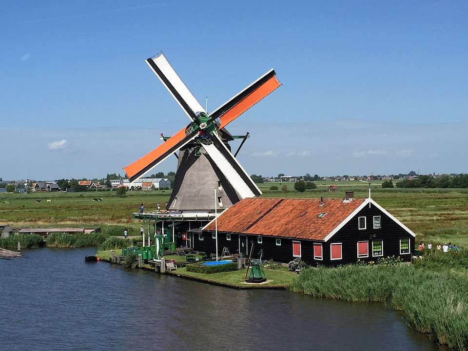 Wiatrak w Holandi puzzle online