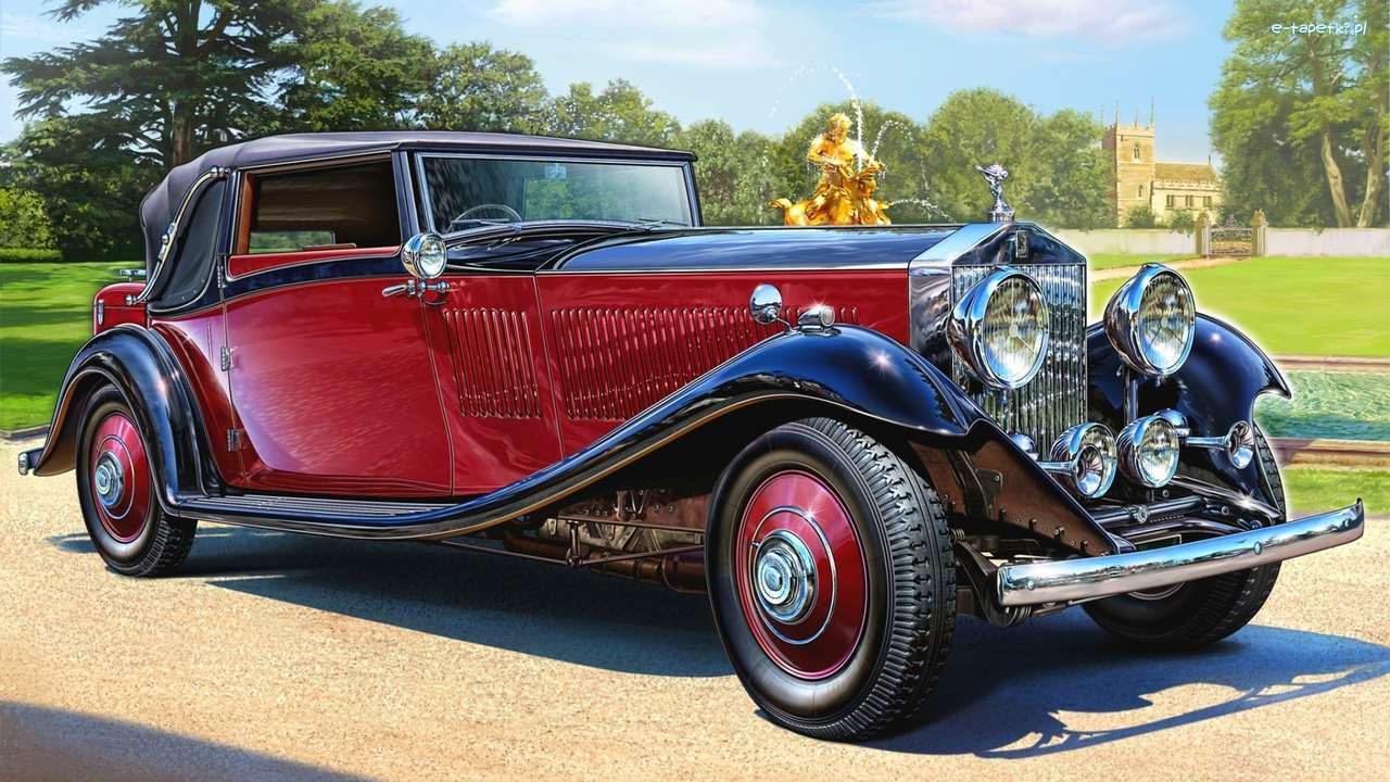 Zabytkowy Rolls 1934r. puzzle online