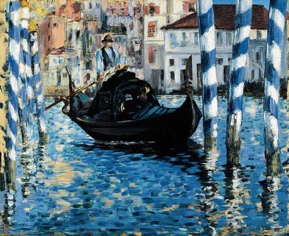 "Kanał Grande Venice" z Edouard Manet puzzle online