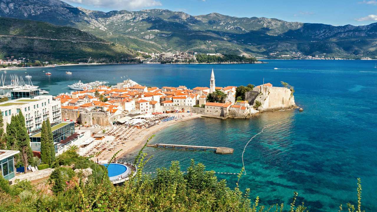 Miejsce Budva w Czarnogórze puzzle online