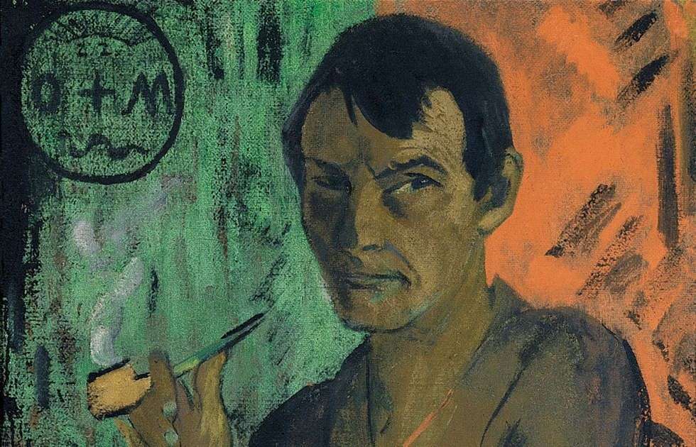 "Autoportrait" (1924) Otto Mueller puzzle online