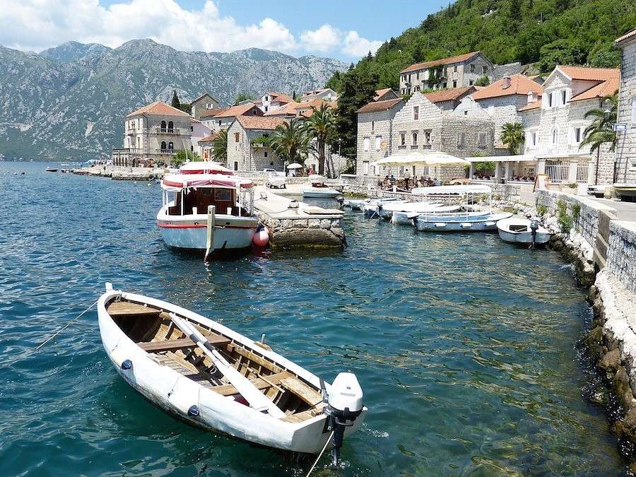 Kotor City em Montenegro quebra-cabeça