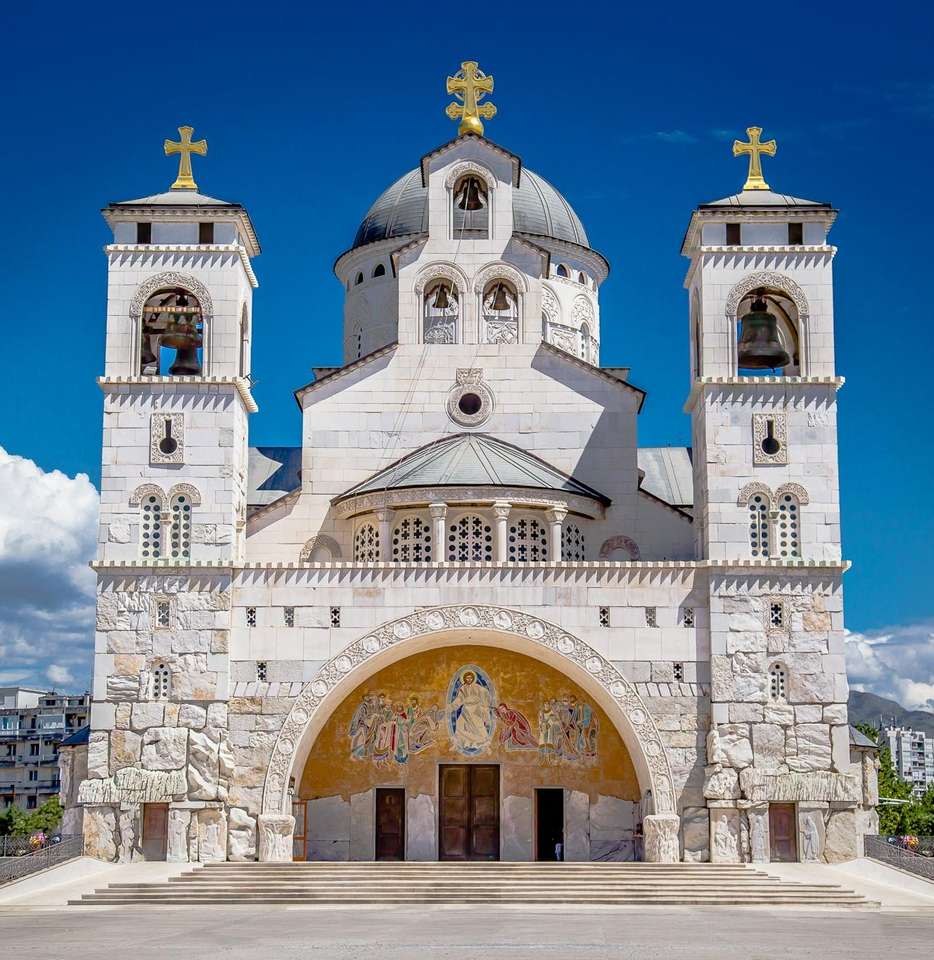 Podgorica Katedra w Czarnogórze puzzle online