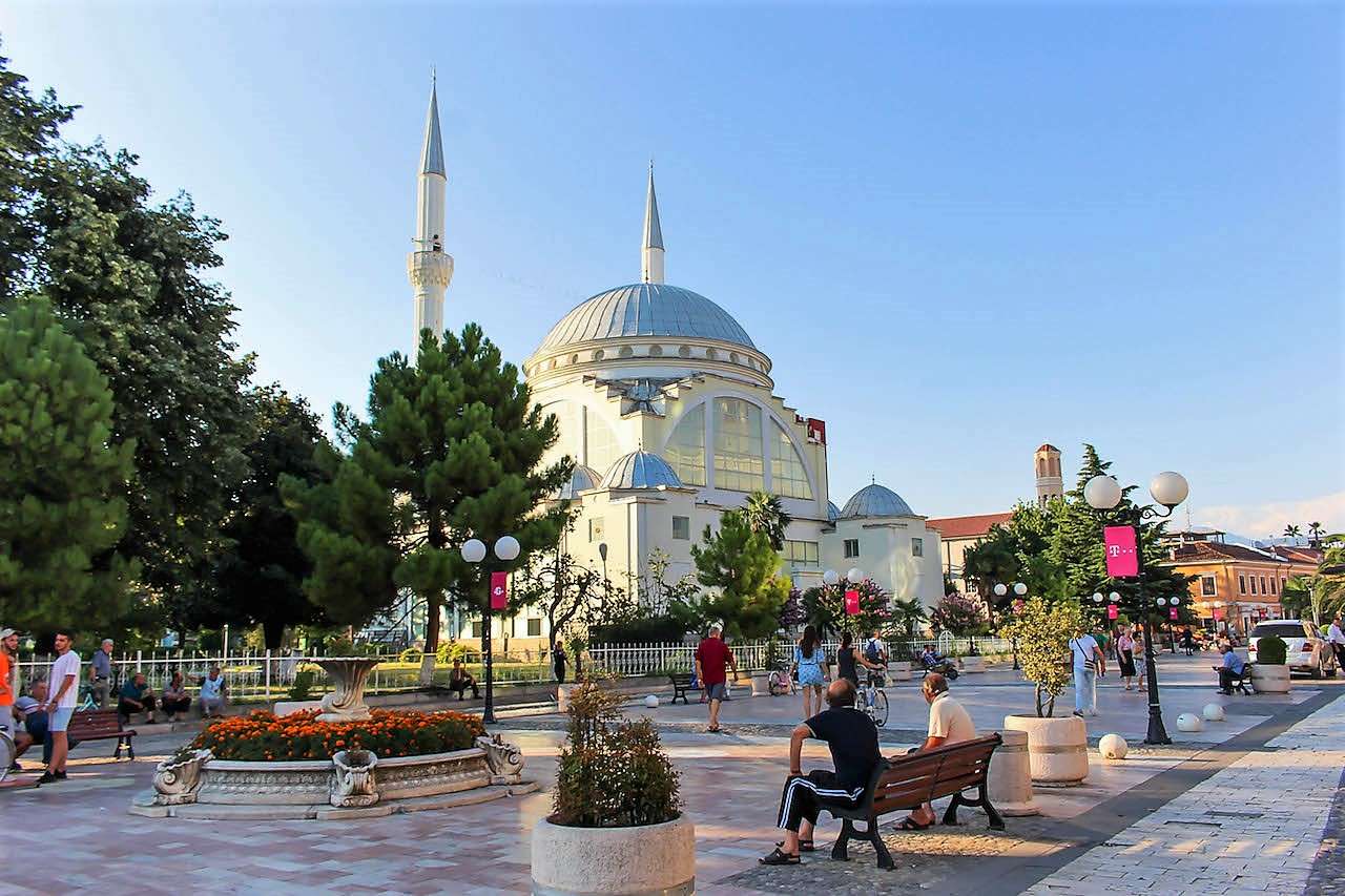 Miasto Shkodra w Albanii puzzle online