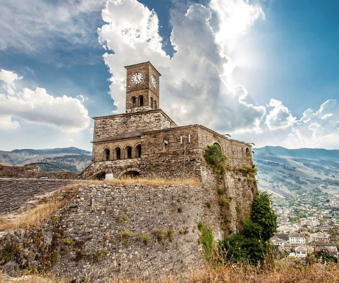 Gjirokastra-kasteel in Albanië legpuzzel