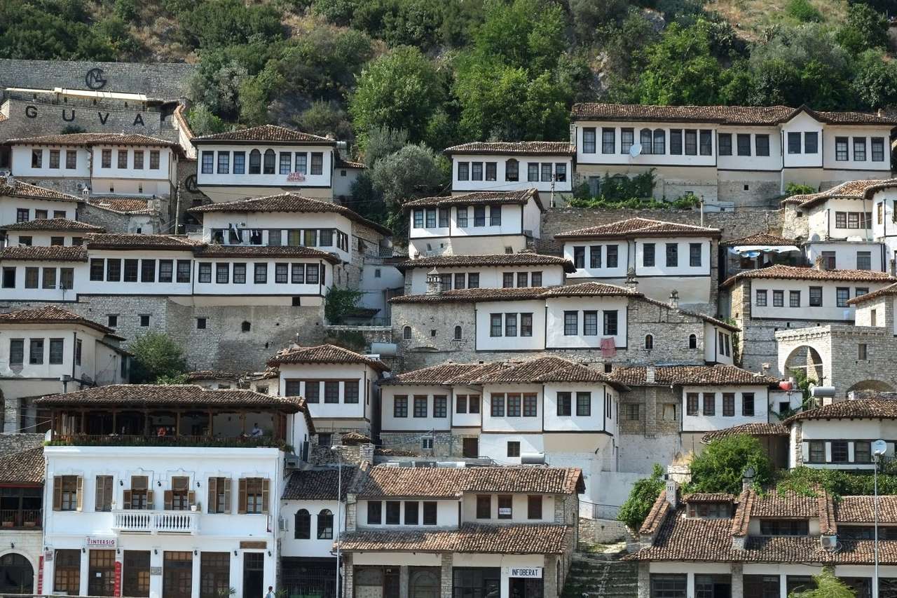 Ciudad de Berat en Albania rompecabezas