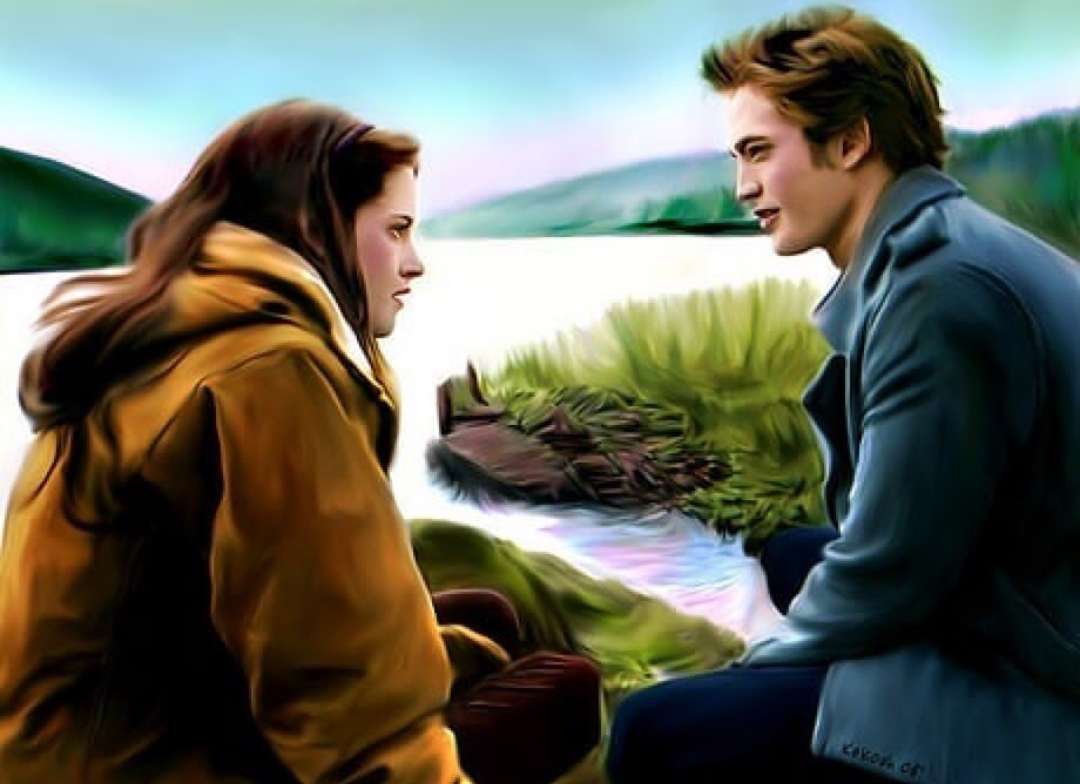 Edward Cullen și Bella Swan puzzle