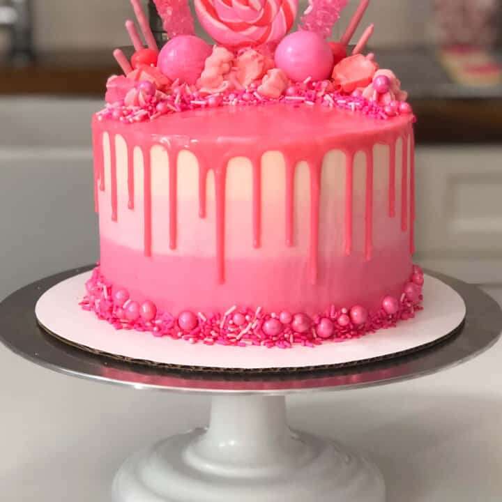 Różowy ciasto puzzle online