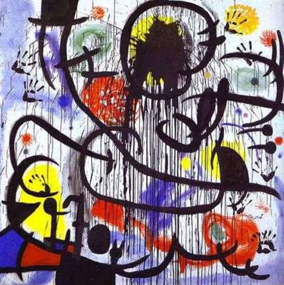"Maj-68" przez Joan Miro puzzle online
