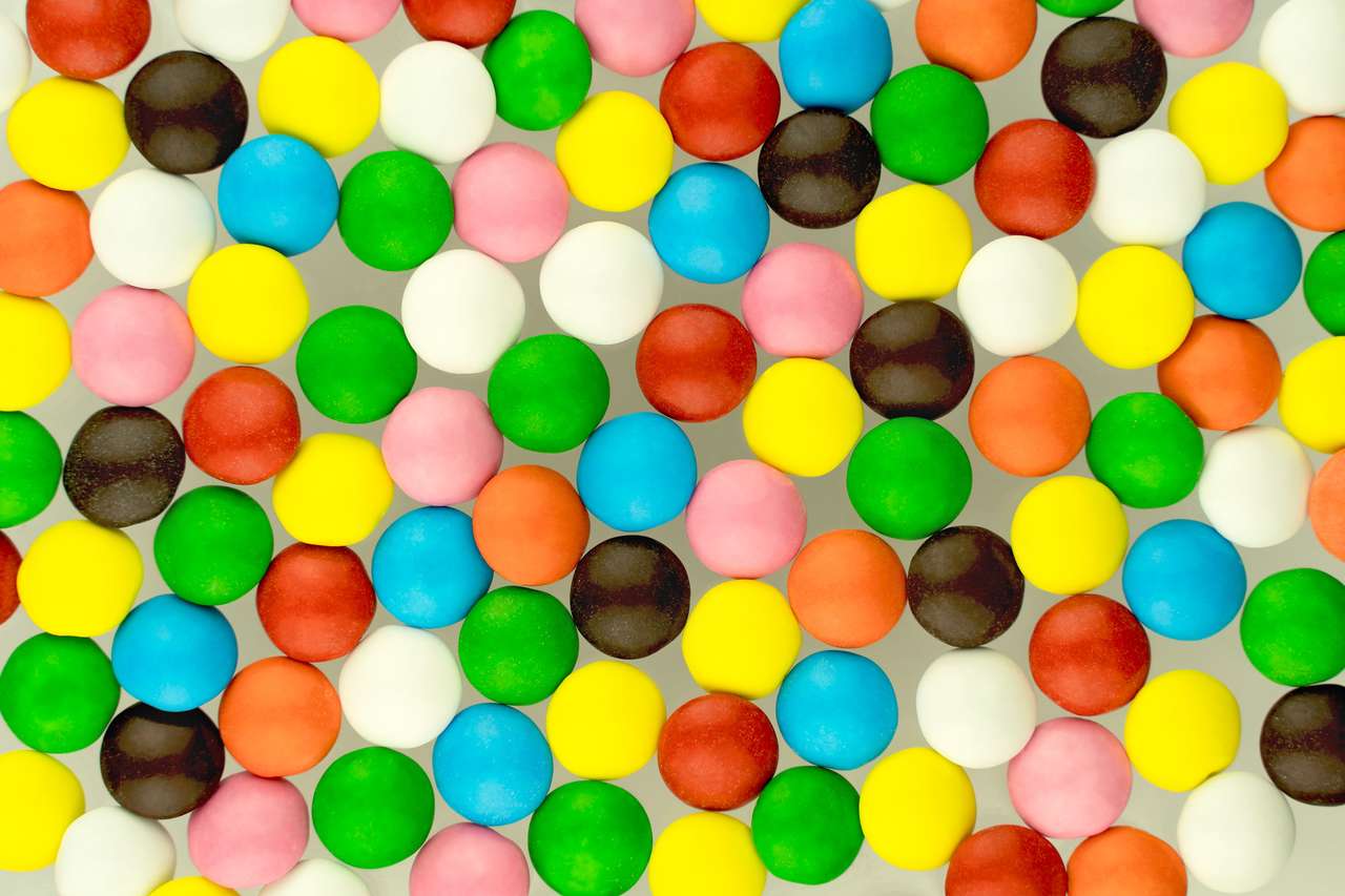 Цветни бонбони пъзел