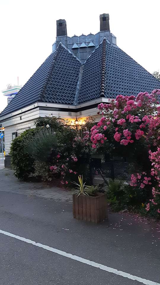Dom w kwiacie w Amsterdamie puzzle online