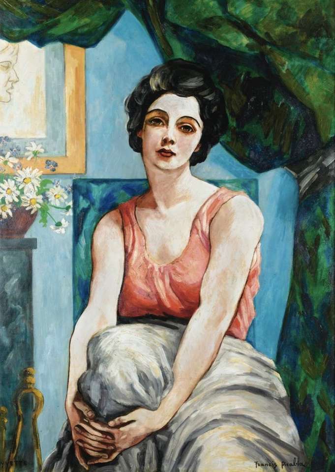 "Portret Yvette" (1942) Franciszka Picabia puzzle online