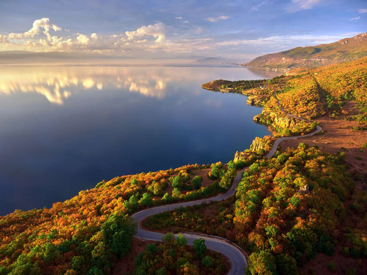 Ohridsee a Nordmasedonia-ban kirakós