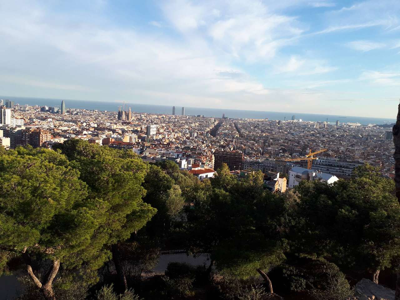 Barcelona Widok z góry puzzle online