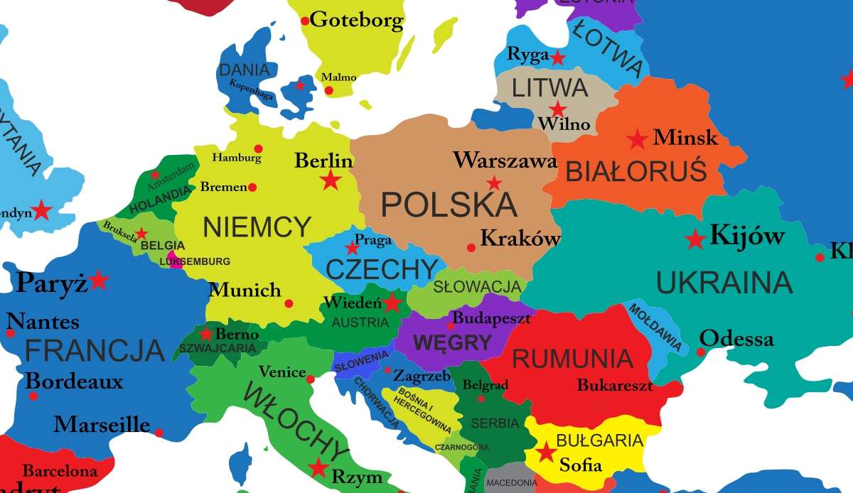 Mapa Świata puzzle online