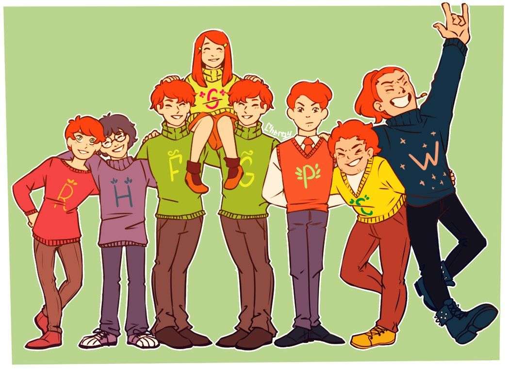 Fanart i Weasley. puzzle online