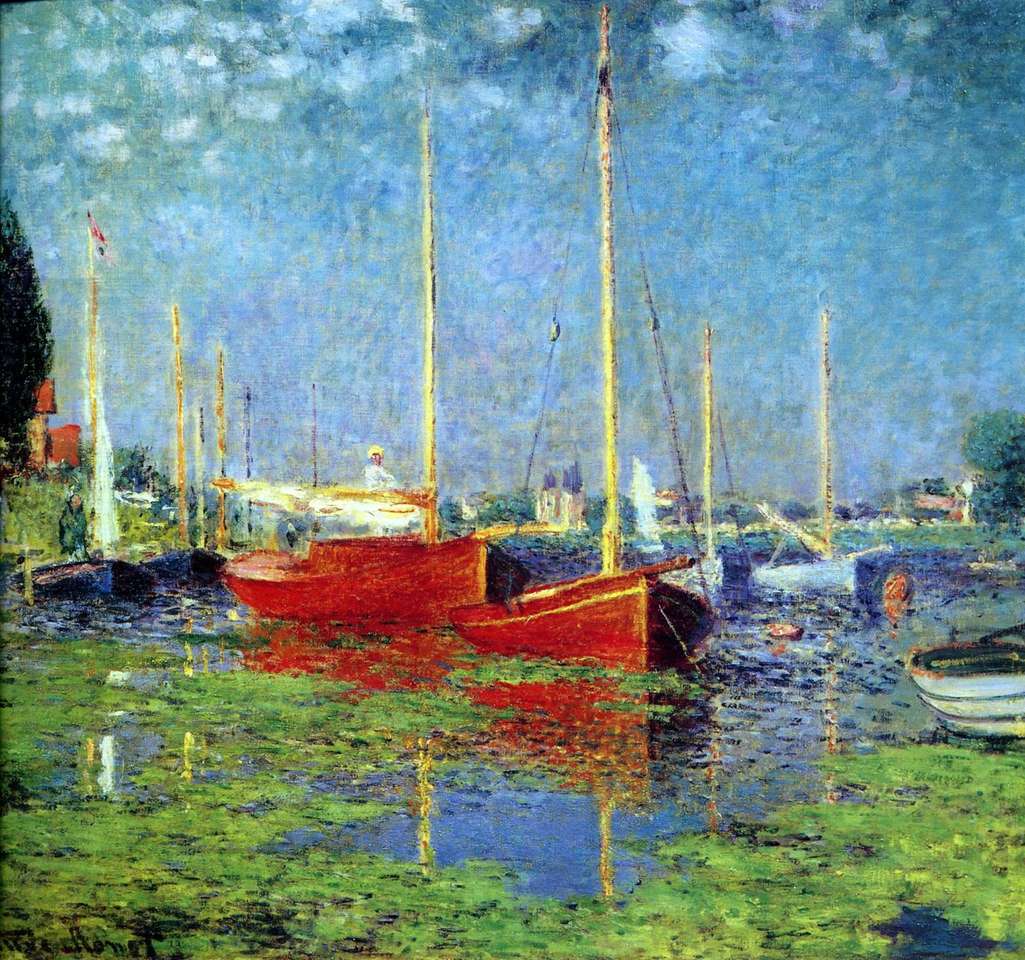 "Argentyuil" (1875) Claude Monet puzzle online