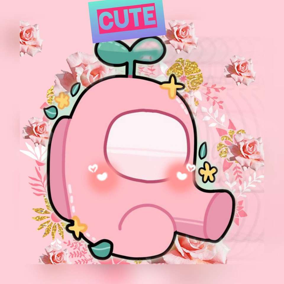 Różowy słodki. puzzle online