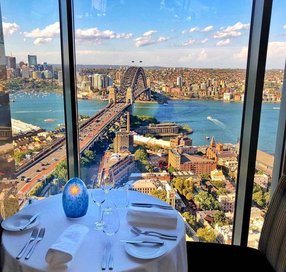 Widok z restauracji na Sydney puzzle online