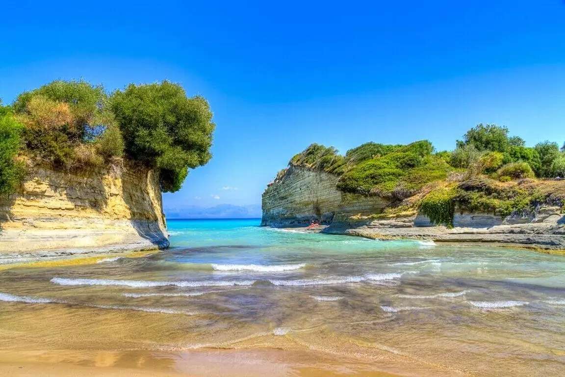 Sidari Küste von Korfu Puzzle