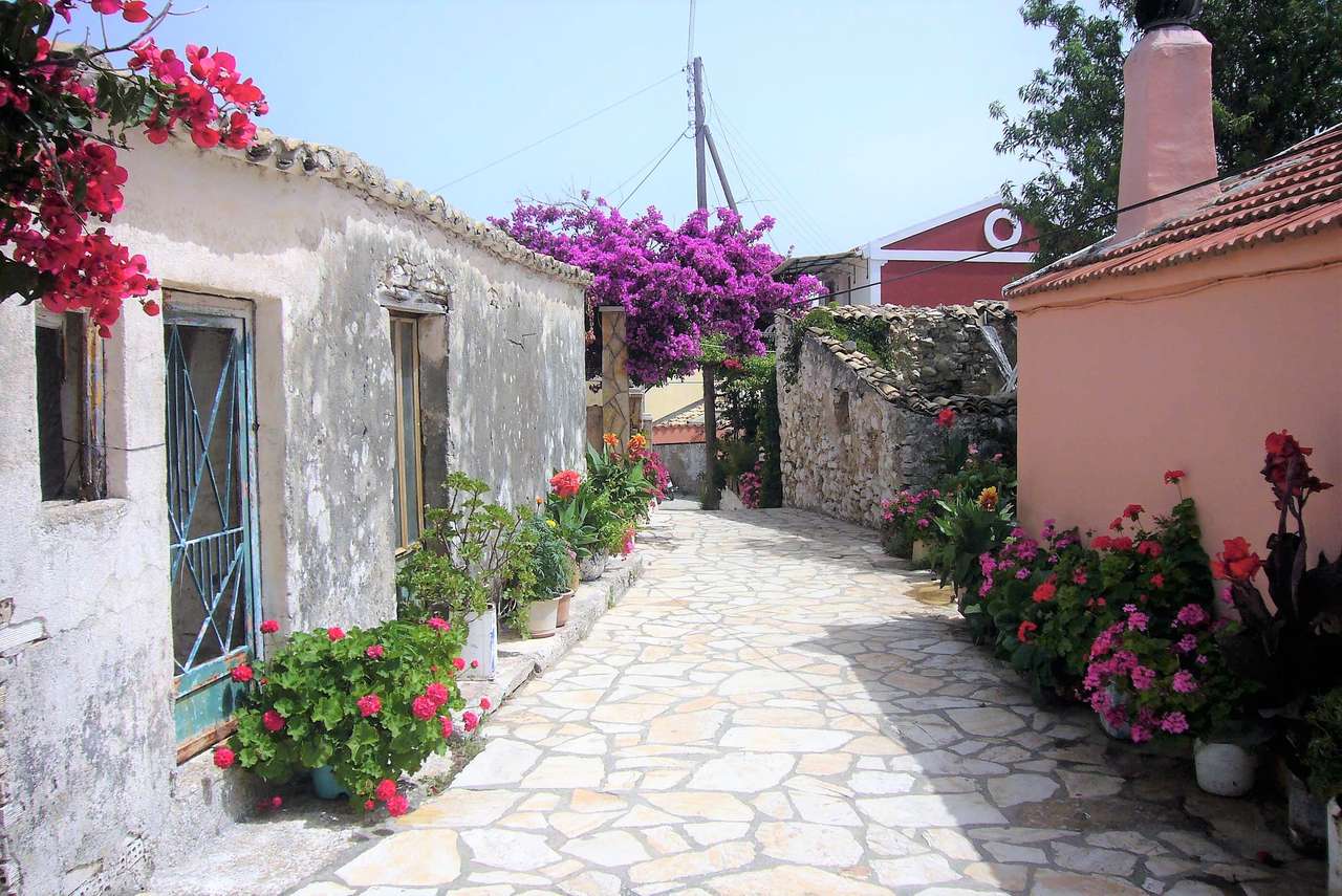 Place Afioni na wyspie Korfu puzzle online