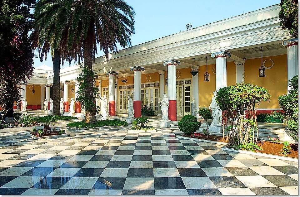 Achilleon Palace of Empress Sisi na Korfu puzzle online