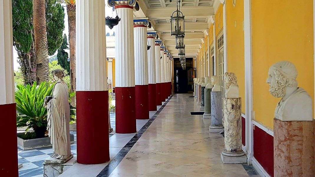 Achilleon Palace of Empress Sisi na Korfu puzzle online
