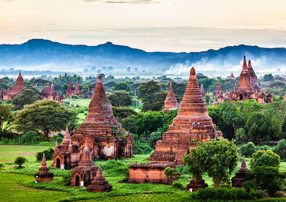 Bajeczny widok- Birma puzzle online