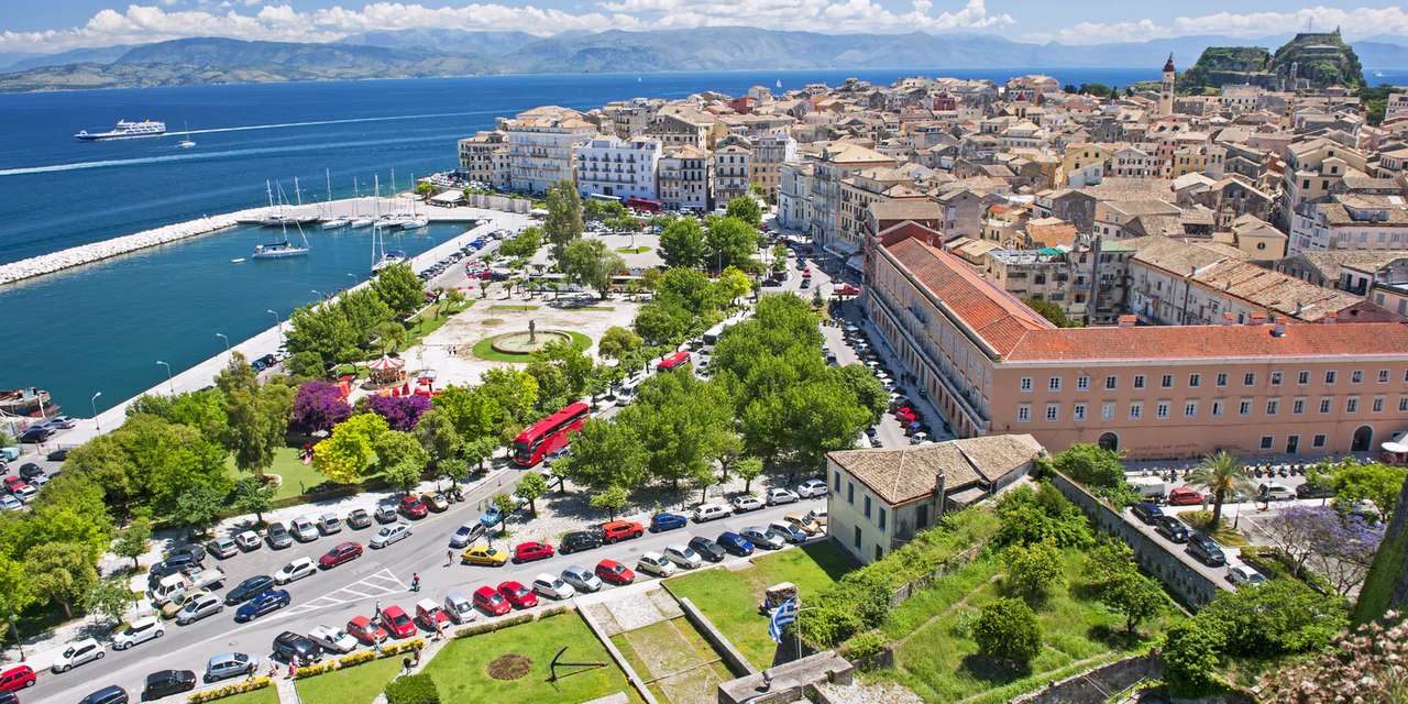 City Corfu Panorama Island Corfu puzzle online
