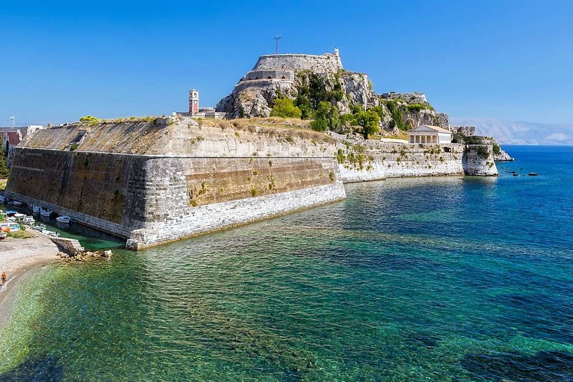 City Corfu Old Fort Island Corfu puzzle online