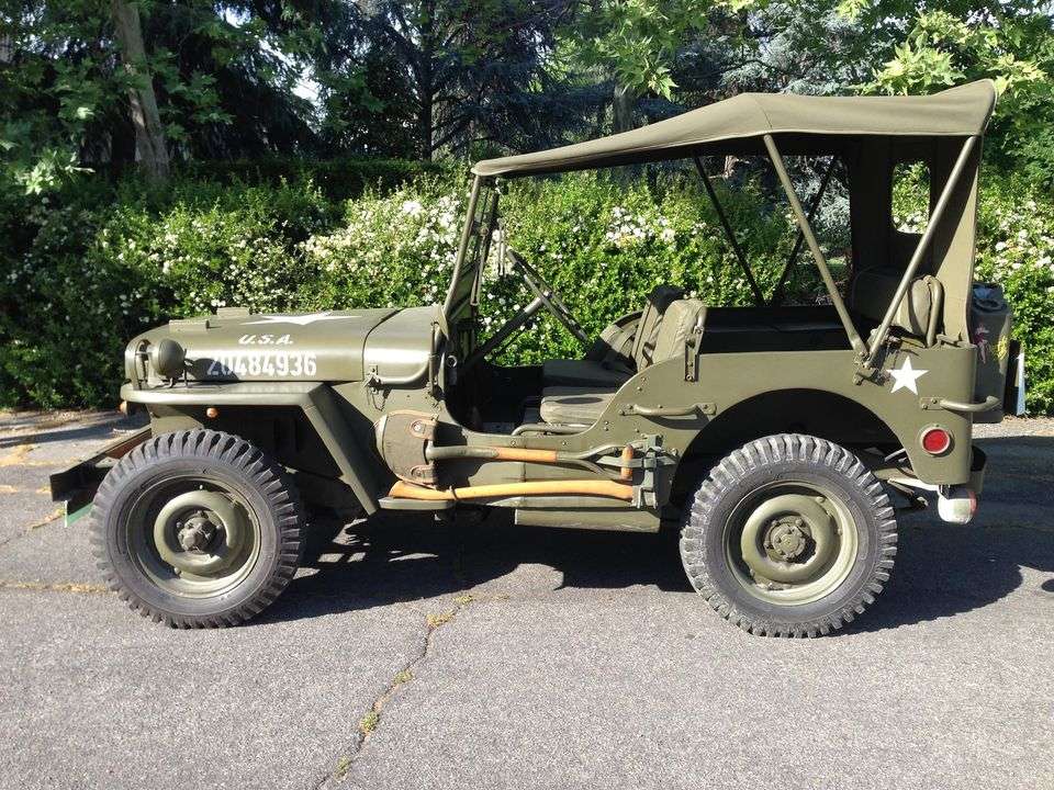 Jeep militar american puzzle