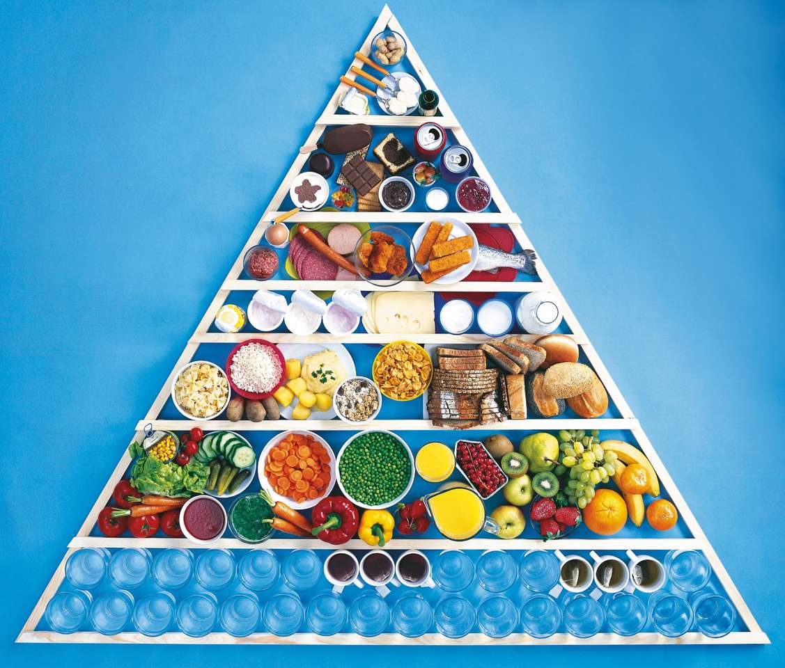 zdrowe odżywianie Projekt żywnościowy puzzle online