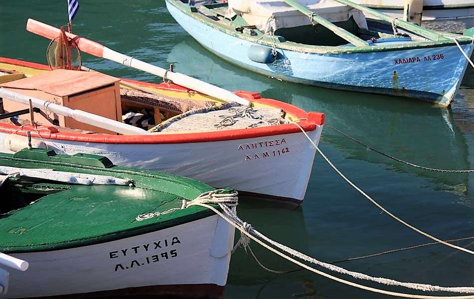 Kalamos Ionian Island Łodzie rybackie puzzle online